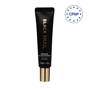 SÉRUM ROLLING EYE PREMIUM À LA BAVE D'ESCARGOT NOIR FARMSTAY - CPNP Fabriqué en Corée - Anti-Âge  Anti-rides et cernes - Product Image 1