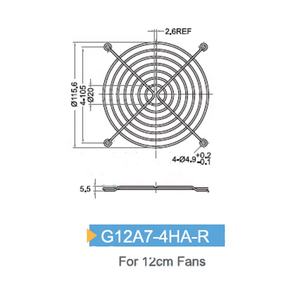 Piezas DE VENTILADOR DE VENTILACIÓN DE PROTECCIÓN DE dedos de metal Strikefan para ventiladores de 12cm - Product Image 2