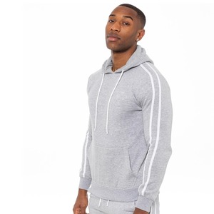 Pull à capuche en coton 100% doublé en tricot, nouvelle conception OEM, couleur unie, personnalisable, de haute qualité, vente en gros, manches longues - Product Image 5