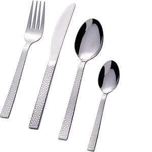 Juego de cubiertos Cubiertos con mango de colores punteados Juego de cubiertos para restaurantes Equipo para comer alimentos Cucharas Cuchillo y tenedor - Product Image 5