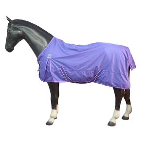 Elegante alfombra de caballo de verano 600D impermeable con forro de nailon relleno de algodón y forro polar - Product Image 1