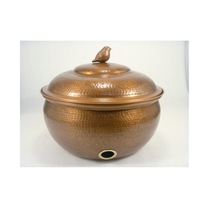 Olla decorativa para manguera martillada | Soporte para manguera de agua de hierro | Olla para manguera de jardín - Product Image 2