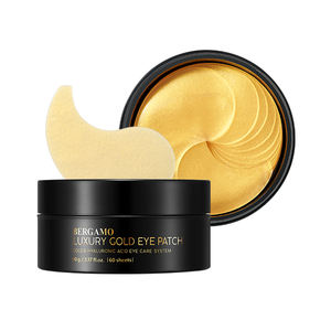 BERGAMO-Parche de ojo dorado de lujo, 24K, hecho en Corea, hidrogel, cuidado de las arrugas, ácido hialurónico hidratante - Product Image 1