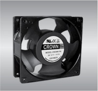 Ventilateur axial sans balais CROWN AC 110V 220V avec pales en plastique, personnalisable OEM pour usine de fabrication, modèle IGE12038