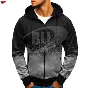 Custom 3D Diseños muy populares Sublimación completa Sudadera con capucha 100% Poliéster Fleece Zip Hoodies Slim Fitted Productos al por mayor Unisex - Product Image 3