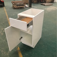 Fabricant d'armoires de cuisine en bois, panneaux de contreplaqué mélaminé MDF blanc américain