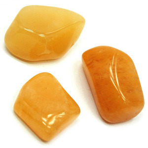 Natural <b>Citrine</b> Undrilled Tumbled Gemstones Loose Tumbled Stones - Product Image 1