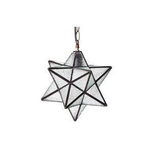 Nuevo colgante de estrella de cristal hecho a mano para decoración del hogar al aire libre para Navidad - Product Image 2
