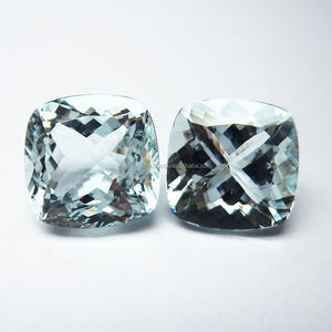 Piedra preciosa de Aguamarina de Santa María 3A + Calidad Color azul natural por quilate Forma rectangular Piedra preciosa suelta semipreciosa - Product Image 2