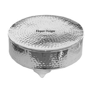 Soporte de pastel galvanizado de tres niveles hecho a mano, diseño Vintage, elegante, clásico, venta al por mayor - Product Image 4