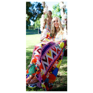 Robe de plage haute qualité pour femmes, caftan imprimé multicolore - Product Image 1