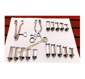 Ensemble d'opératoires transversaux à ailettes Caspar, 5 lames, en acier inoxydable ACF, instrument chirurgical certifié CE, ORL, USI, Renix - Product Image 1