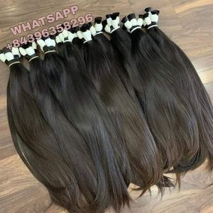 Meilleur prix de gros pour les extensions de tissage de cheveux vierges brésiliens Remy de haute qualité Double trame Tailles complètes Longueurs de cheveux - Product Image 4