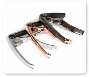 Capodastre professionnel en métal zinc pour guitare acoustique à 6 cordes, guitare électrique, ukulélé, basse, banjo et <span class=keywords><strong>mandoline</strong></span> - Product Image 4