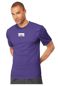 Hot Selling Factory Direct Sport Mens Performance Knitted T-<b>Shirt</b> <b>100</b>% <b>Polyester</b> Anti-Pilling Breathable Cheap Price Bangladesh - Product Image 4