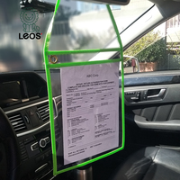 Porte-bonbons de réparation automobile à chargement par le haut, effaçable à sec, réutilisable, avec sangle de suspension, en PVC rigide, vinyle et sangle en nylon, pour organisation au bureau et à l'école