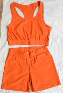 Mallas de cintura alta para mujer, pantalones cortos, ropa de verano, conjunto de dos piezas, sujetador y bragas Sexy, 2022 - Product Image 4