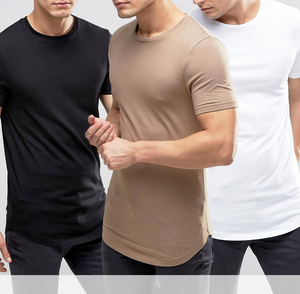 Vente en gros T-shirts unis vierges de haute qualité LOGO personnalisé imprimé T-shirt unisexe 100% coton T-shirts surdimensionnés pour hommes - Product Image 2