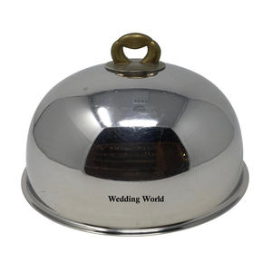 Dôme alimentaire de luxe en métal Qualité supérieure fait à la main Plat alimentaire de créateur Forme ronde Classique Élégant Vente en gros Dôme alimentaire - Product Image 1