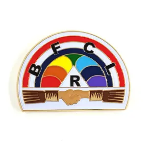 BFCLR-insignia de coche de arcoíris para niñas, insignia de coche, color arcoíris, dorado