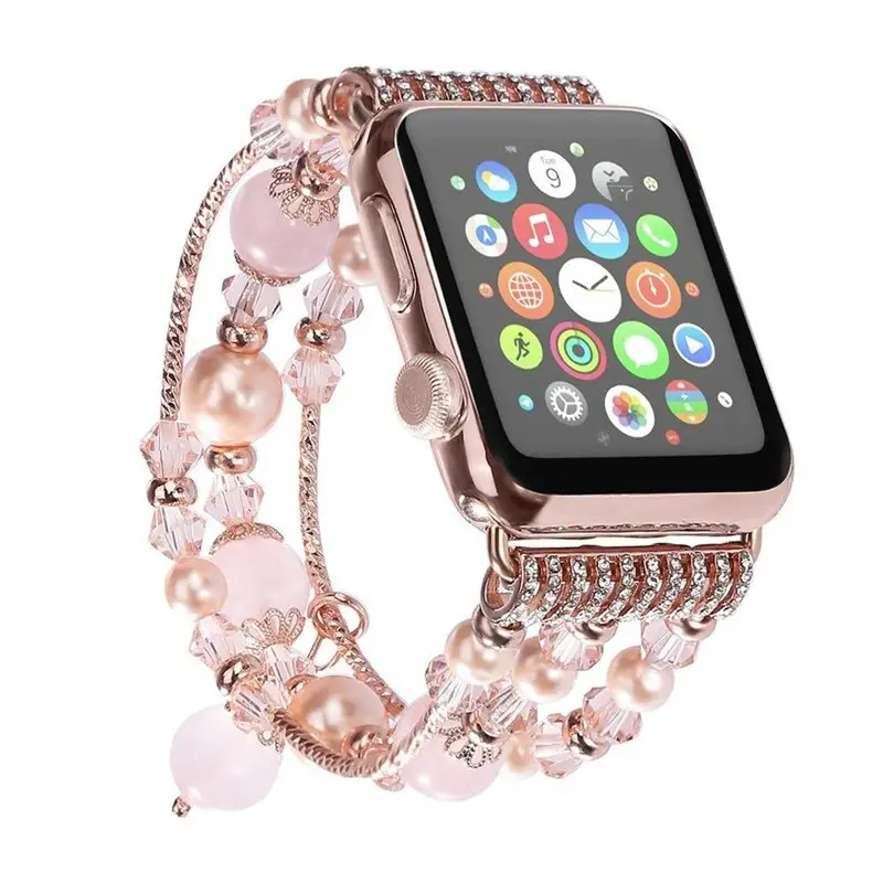 Replacement woman watch band Luminous jewelry watchband watch Bracelet band For Apple Watch Band series