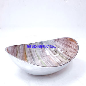 ชามอลูมิเนียมทรงกลมสีดำเสิร์ฟสลัดผลไม้ชามตกแต่งบ้าน - Product Image 4