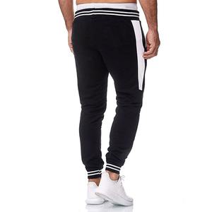 Pantalon de jogging en coton taille haute pour hommes Pantalon de survêtement de fitness de style décontracté pour l'entraînement en salle de sport - Product Image 2