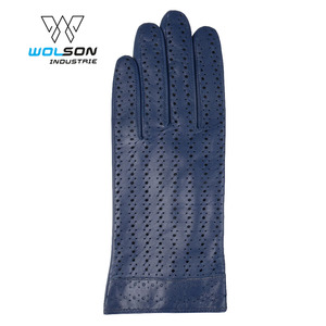 ถุงมือขับรถหนังสไตล์พื้นฐานที่มีคุณภาพสูงสำหรับผู้หญิงถุงมือหนังแฟชั่นถุงมือหนังแบบเต็มนิ้วราคาขายส่ง - Product Image 5