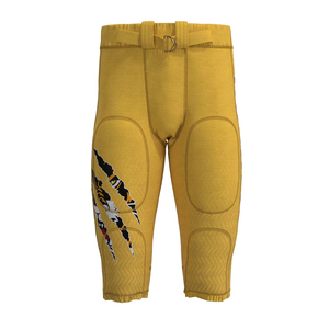 Pantalons de football américain personnalisés pour équipes adultes, grandes tailles, respirants, haute qualité, 100% polyester, logo et shorts personnalisés - Product Image 4