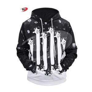 Sweat-shirts à capuche entièrement imprimés par sublimation, nouveau design 2026, meilleure qualité, 100% polyester, designs personnalisés pour hommes - Product Image 3