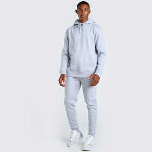 Gran oferta 2021 Tech Unisex Jogging Set Custom Sweat Suits Logo Alta calidad Tallas grandes Sudadera con capucha Fleece Chándal Sweatsuit OEM Unise - Product Image 5