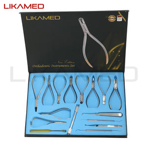LIKAMED Kit de instrumentos de ortodoncia Juego de alicates de herramientas ortopédicas con 16 PCS Kit de alicates ortopédicos de alta calidad listo en Stock - Product Image 4