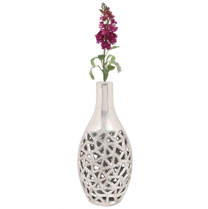 Luxury Aluminum Flower Pot Classic Simple Plain Handmade <b>Floor</b> Standing <b>Gold</b> Plated Eco-Friendly Customized Shape Wedding <b>Vase</b> - Product Image 4
