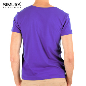 เสื้อยืดคอกลมแขนสั้นทรงหลวมสำหรับผู้ชาย ราคาพิเศษช่วงซัมเมอร์ รับออกแบบโลโก้ตามสั่ง หลายสี บริการ OEM - Product Image 5