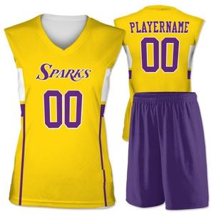 Fait sur mesure Nom Logo Basketball Uniforme XS Double Aiguille Ourlé Fond Teinture Sublimation Technique Personnalisé Imprimé Polyester - Product Image 2