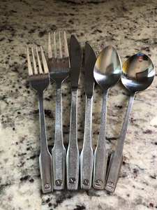 Elegante juego de cubiertos de acero inoxidable para el hogar, cocina y boda, decoración de mesa, utensilios de cocina esenciales de Metal duradero - Product Image 3