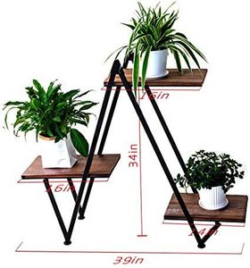 Maceta de Metal con forma de W, soporte multiusos para suelo - Product Image 1