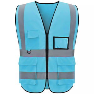 Logo personnalisable de gilet de sécurité de travail léger de polyester résistant au feu et imperméable - Product Image 1