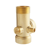 Raccords rapides pneumatiques OEM personnalisés pour tuyaux ronds de 1/2" et 5/8", connecteurs en laiton à 5 voies, raccords de tube pour connexion de ligne