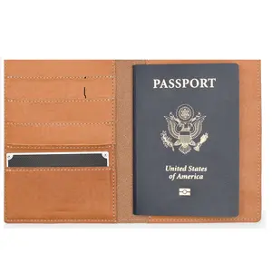 Leather Travel Passport Holder