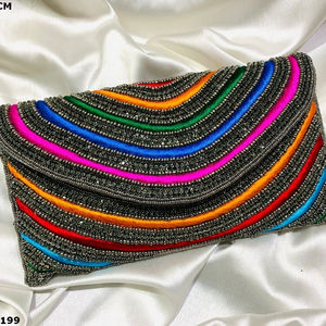 Designer Luxury Ethnic Bridal Evening Clutch Bag pour Party Use-Party Bag - Product Image 1