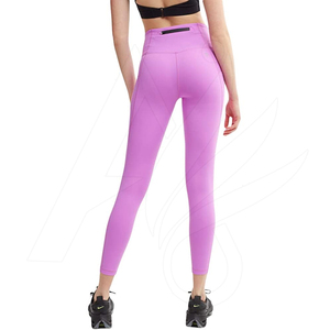 Mallas deportivas de cintura alta sin costuras para mujer, bolsillos, secado rápido, transpirables, Fitness, correr, Yoga, pantalones, Sexy, cintura media, Spandex - Product Image 4