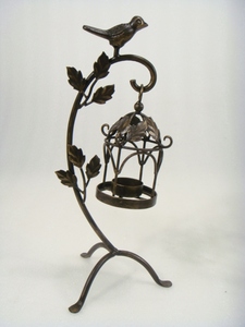 Bird Nest <b>Lantern</b> <b>Tealight</b> Candle Holder for Home and Office Decor - Product Image 3