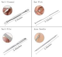 Set de Manicura Profesional de 12 Piezas, Cortaúñas de Acero Inoxidable, Herramientas de Cuidado de Pedicura, Kit de Aseo para Mujer, Color Personalizado, para Viaje