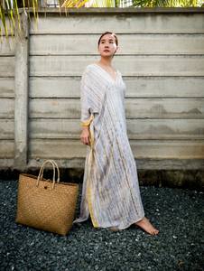 2025 Handmade 100% Rayon Tie Dye Loose Fit Full Length <b>Women</b> Casual Wear <b>Kaftan</b> for Beach Bohemian Summer Ladies <b>Kaftan</b> - Product Image 5