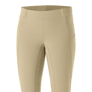 Leggings de vêtements équestres de qualité supérieure pantalon avec boucles de ceinture Leggings collants d'équitation pour vêtements de compétition en gros personnalisés - Product Image 2
