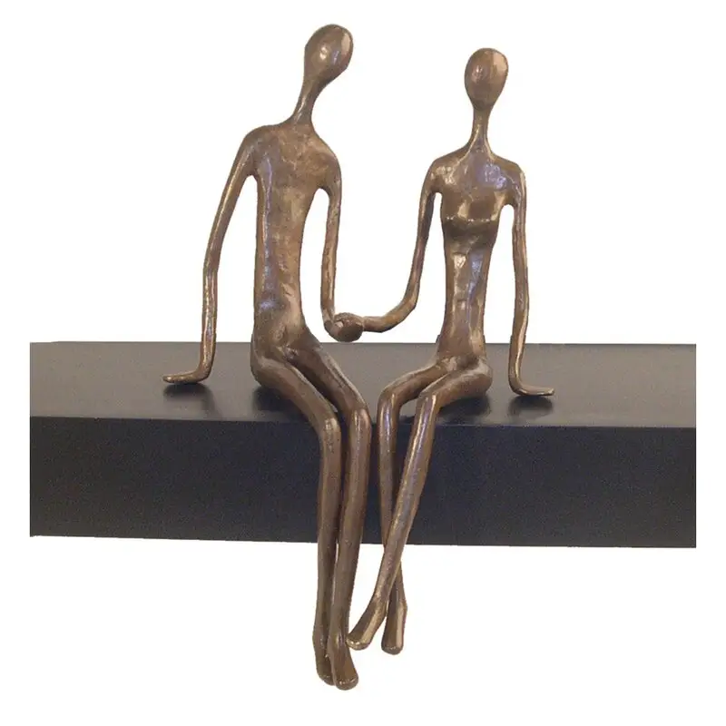 Metal Sculptures Bronze Finishing For Home Decoration & Table Top Modern Design Hand Crafted Figure For Home & Office decoration