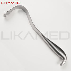 LIKAMED Harrington Splanchnic Retractor Hoja flexible Extremo ligeramente en forma de corazón Alemán Inoxidable - Product Image 3