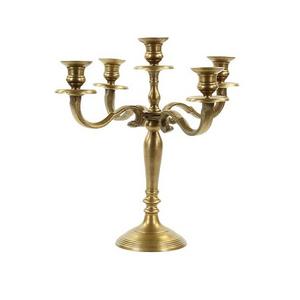 Candélabre en laiton au design classique avec une qualité supérieure, forme personnalisée, candélabre pour accessoires de table - Product Image 1