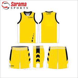 Uniforme Basketball Design personnalisé Logo imprimé par sublimation Ensemble d'uniformes de sport unisexe Basketball, - Product Image 3
